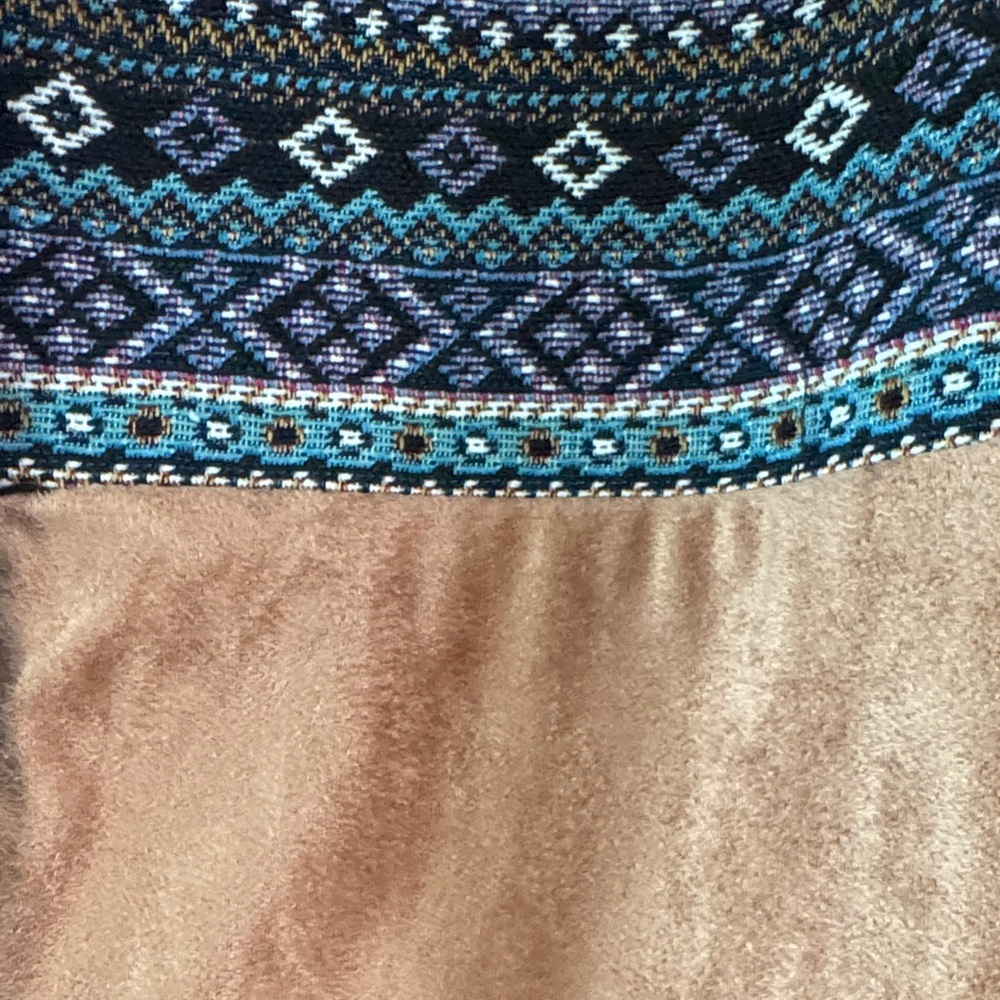 Hem & Thread Multicolor Leather Jacket - Picture 7 of 8